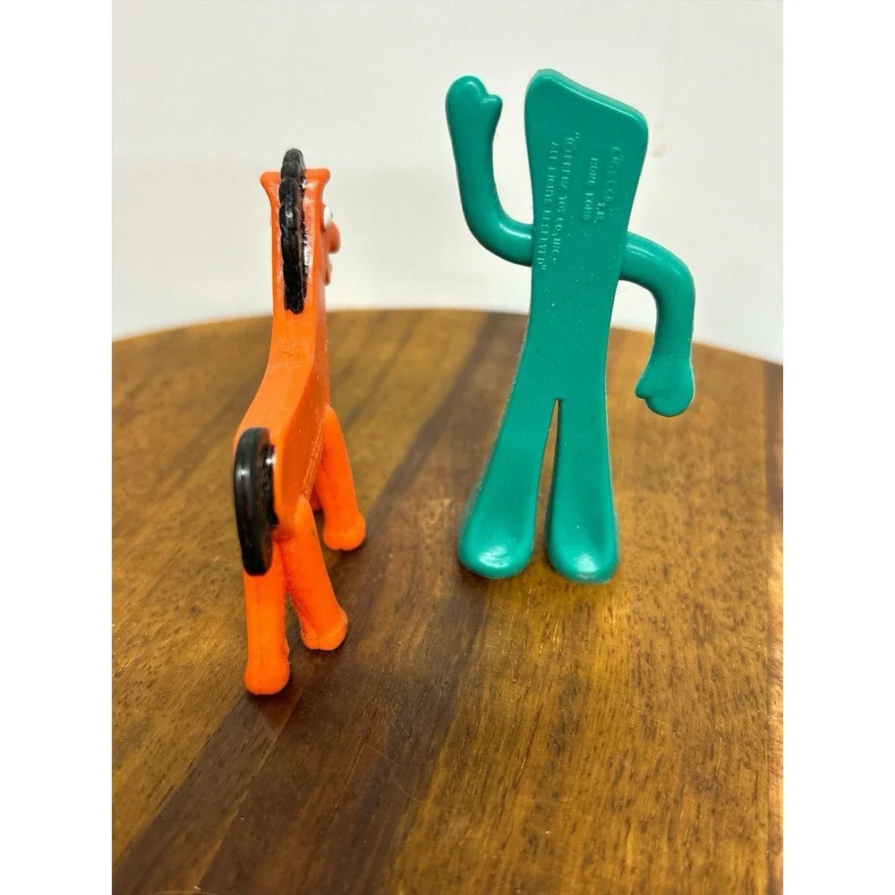Gumby & Pokey‎ Prema Figure Bendy Figurine Bendable Rubber Jesco